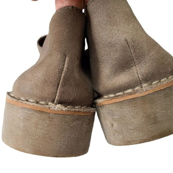 Kenneth Cole Reaction Ankle Leather Booties Womens Size‎ 9 Tan Round Toe - Picture 5 of 7